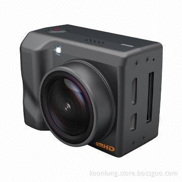 Sports Camera, 2" LCD, 60M Waterproof, 960 x 240P, A5 Chipset, 14M Sensor, Wi-Fi, GPS 15 Language